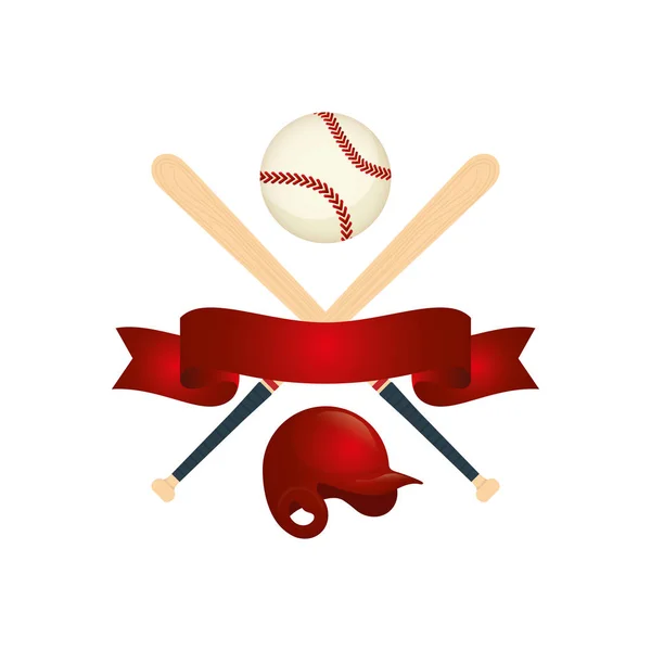 Baseball sport spel — Stock vektor