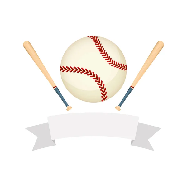 Baseball-Sportspiel — Stockvektor
