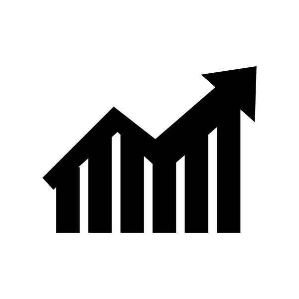 Crescimento estatísticas — Vetor de Stock