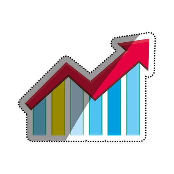 Wzrostu do statystyk — Wektor stockowy
