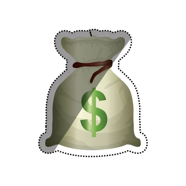Bag of money — Stock Vector