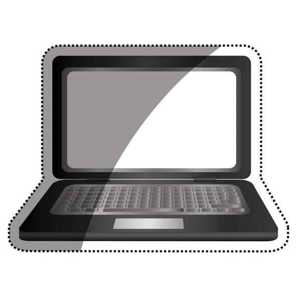 Ordenador portátil PC — Vector de stock