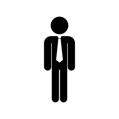 başarılı bir iş adamı piktogram