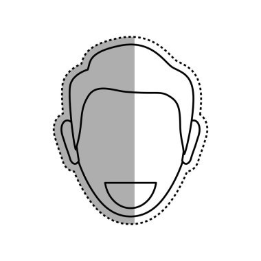 Adamın yüzü gülen