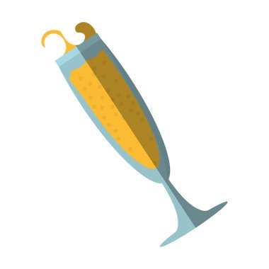 Cam bardak şampanya kabarcıklar gölge