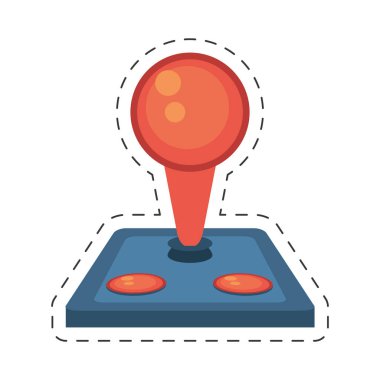 oyun çubuğu denetleyicisi retro oyun simgesine