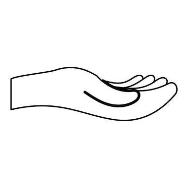 Açık el sideview simge görüntüsü