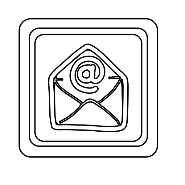 Иконки по электронной почте — стоковый вектор