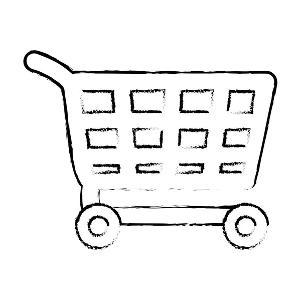 Obrázek ikony nákupní košík — Stockový vektor