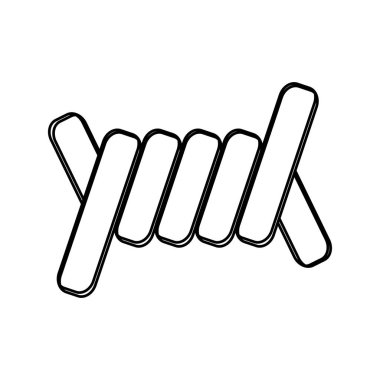 dikenli tel bölümü simge görüntüsü