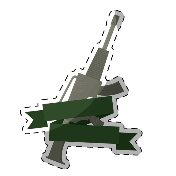 Imagen icono de arma — Vector de stock
