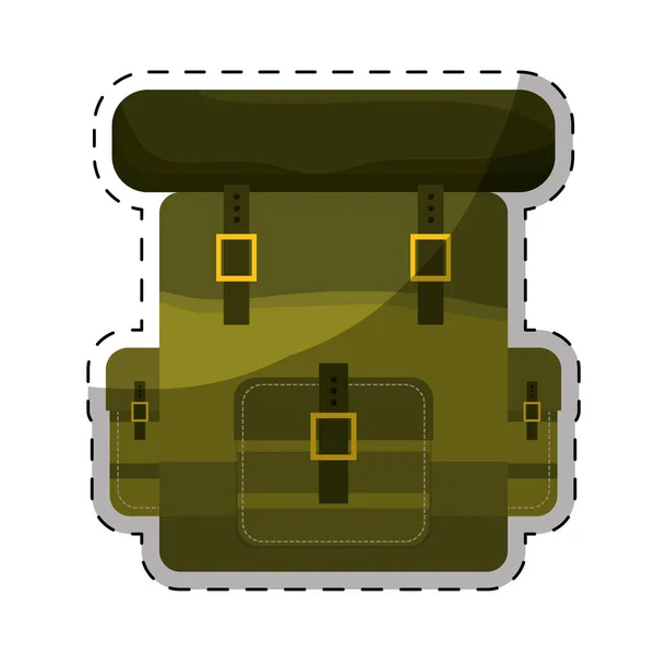 Ejército iconos relacionados imagen — Vector de stock