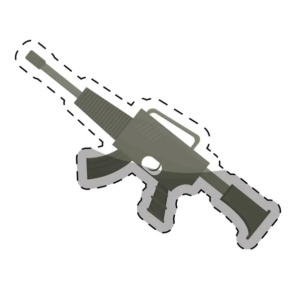 Obrázek ikony zbraň — Stockový vektor