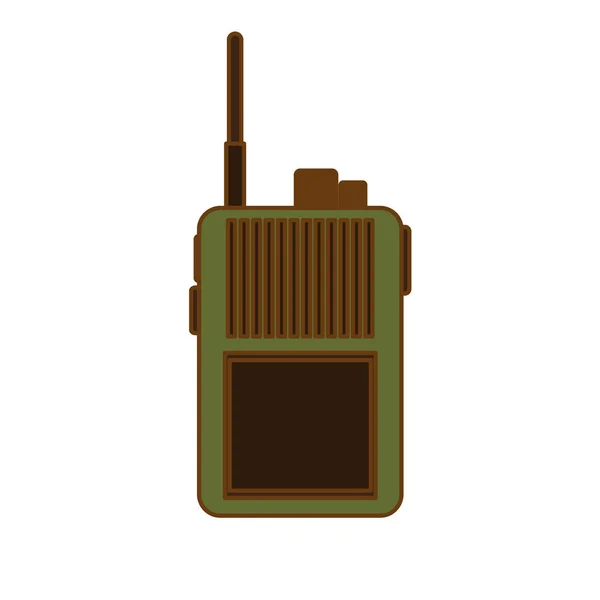 Walkie talkie pictogramafbeelding — Stockvector