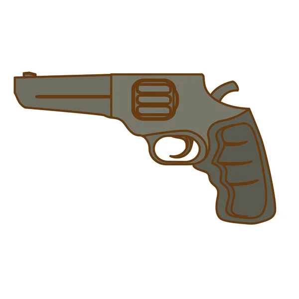 Imagen icono de arma — Vector de stock