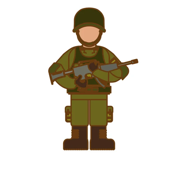 Ejército iconos relacionados imagen — Archivo Imágenes Vectoriales