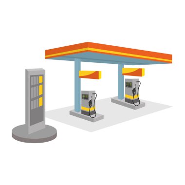 benzin veya petrol sanayi ilgili simgeler resim