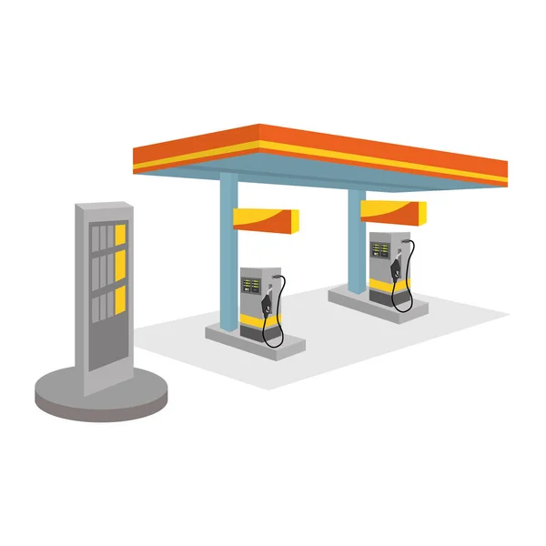 Benzyny lub oleju przemysłu związane z obrazu ikony — Wektor stockowy