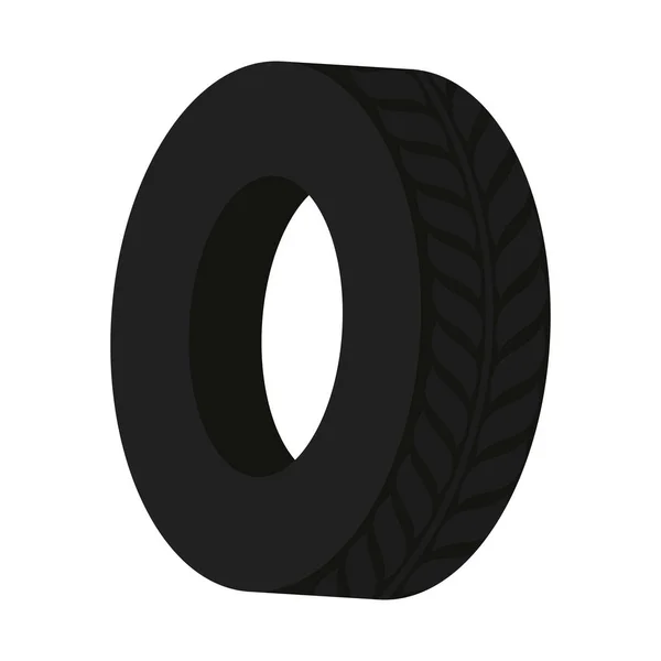 Icône de pneu image — Image vectorielle