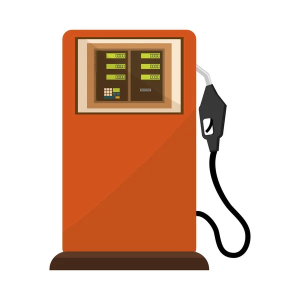 Benzine of olie industrie gerelateerde pictogrammen afbeelding — Stockvector