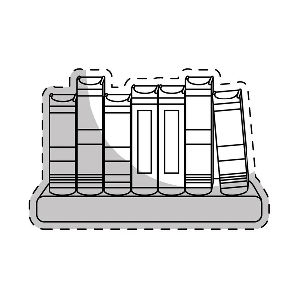 Libro icono imagen — Vector de stock