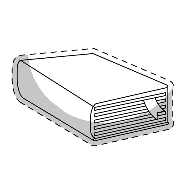 Boek pictogramafbeelding — Stockvector