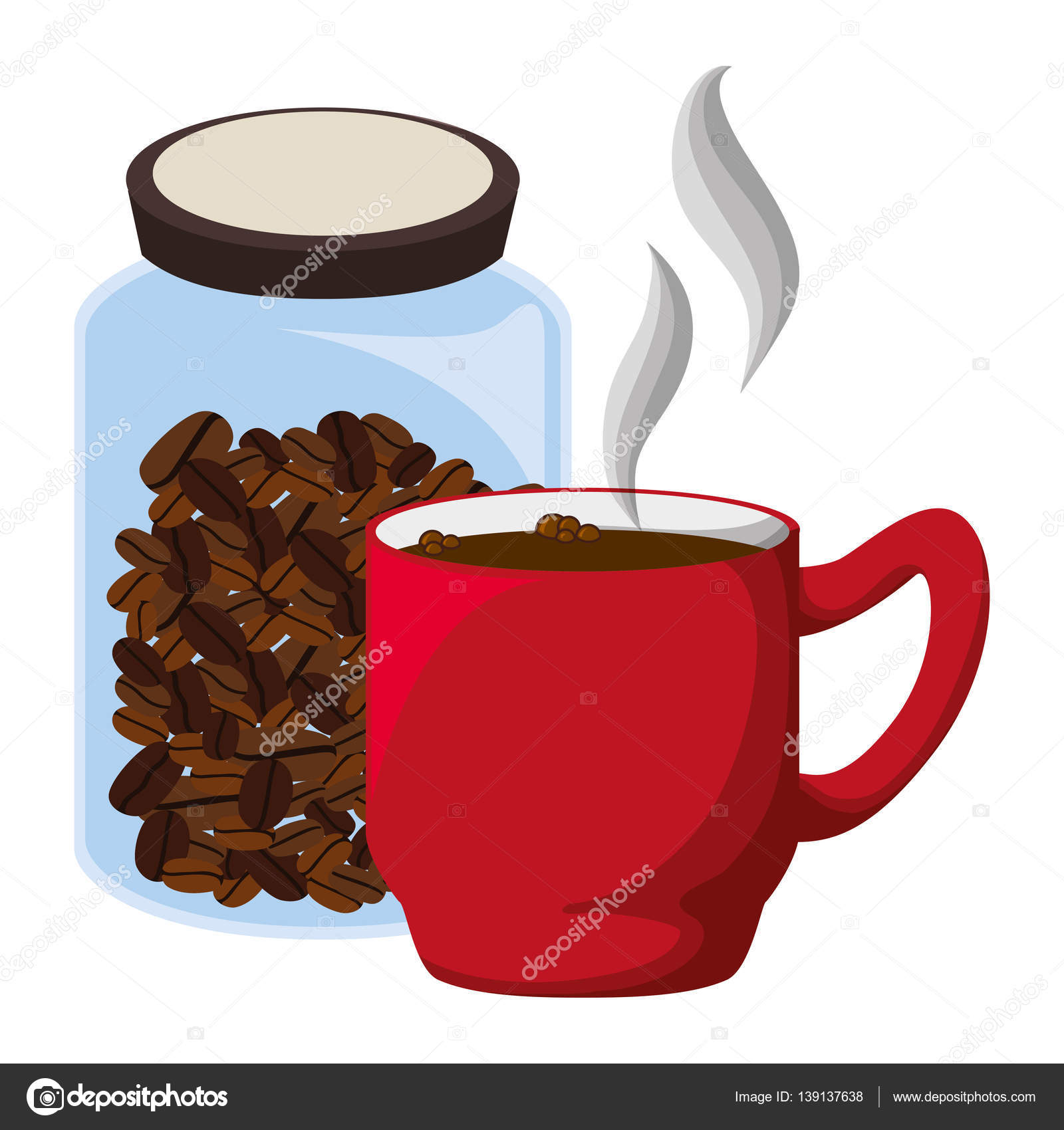 coffee related icons image — Stock Vector © djv 139137638