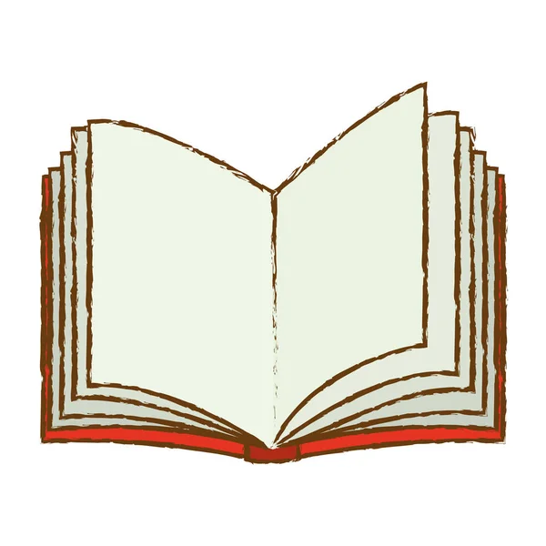 Livro leitura ícone imagem — Vetor de Stock