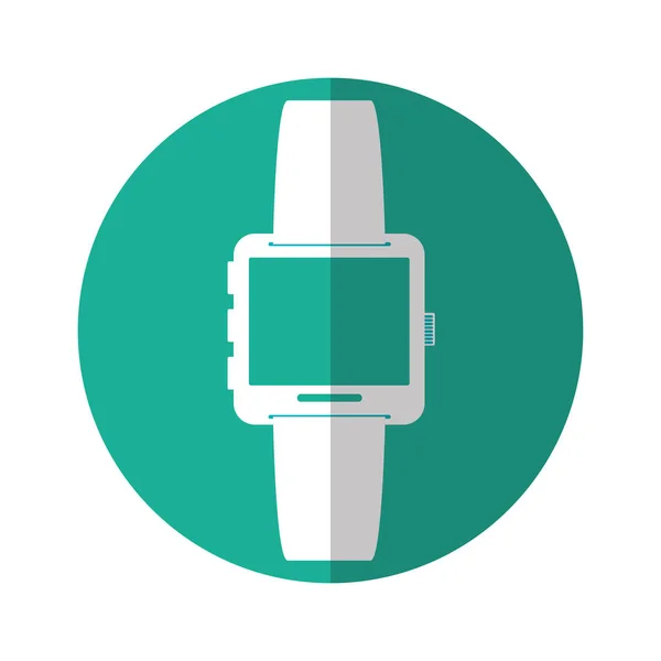 Immagine icona icona miniatura pulsante smartwatch — Vettoriale Stock