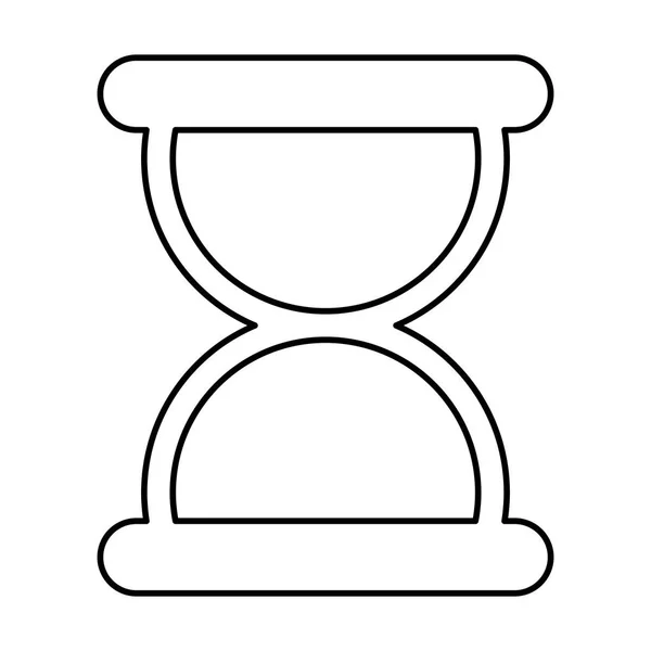 Imagen icono de hora reloj de arena — Archivo Imágenes Vectoriales