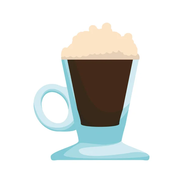 Kaffe relaterade ikoner bild — Stock vektor