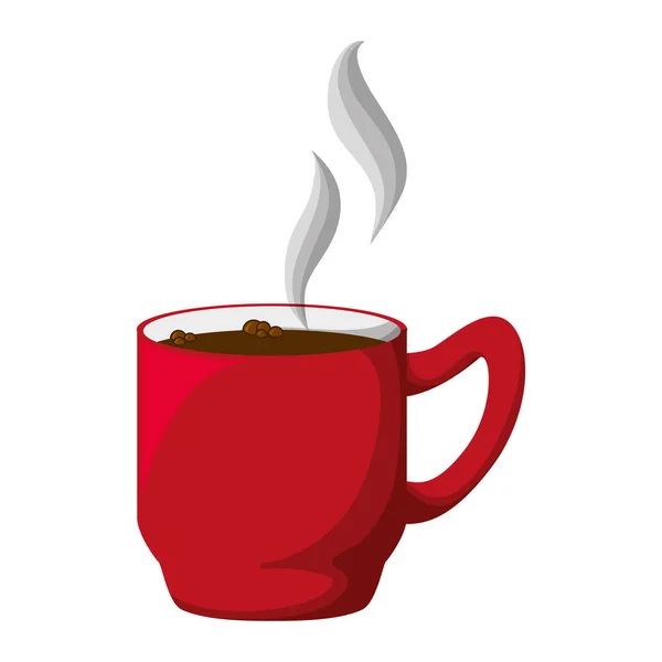 Imagen de iconos relacionados con café — Vector de stock