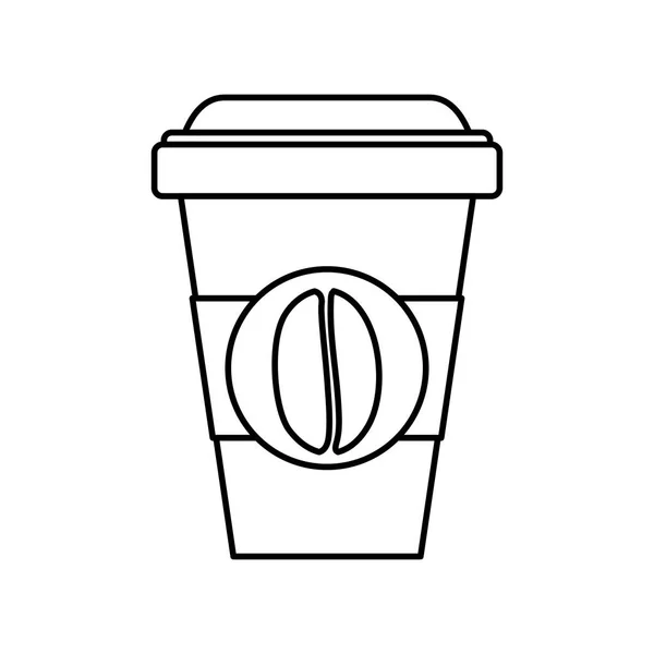 Imagen de iconos relacionados con café — Archivo Imágenes Vectoriales