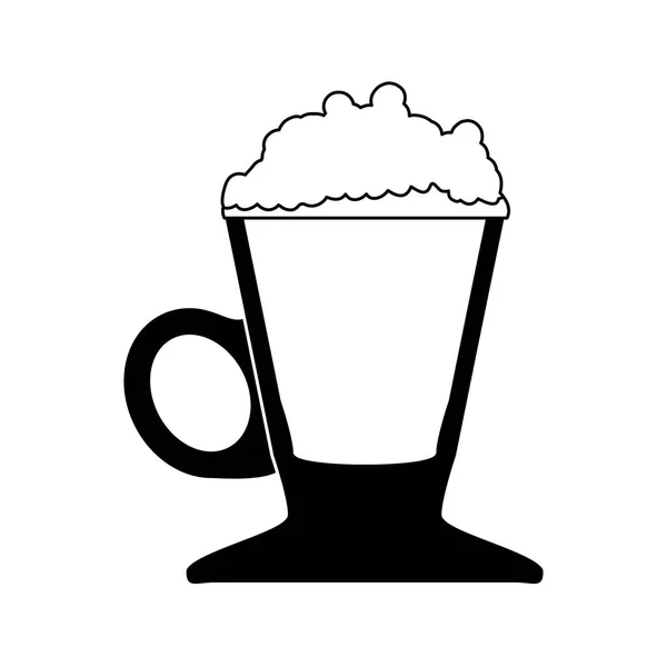 Imagen de iconos relacionados con café — Vector de stock