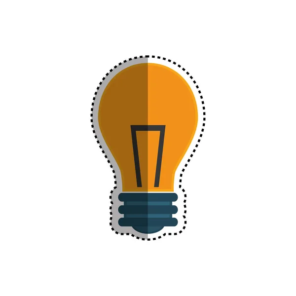 Bulb light energy — Stock Vector