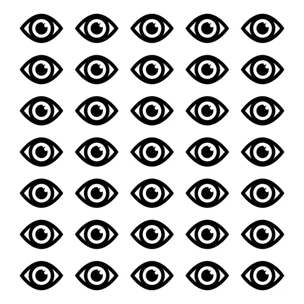 Surveillance eye symbol — Stock Vector