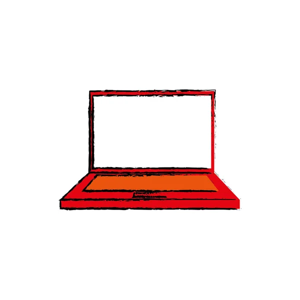 Laptop computertechnologie — Stockvector