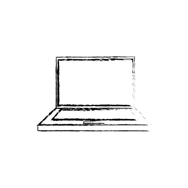 Ordinateur portable Technologie informatique — Image vectorielle