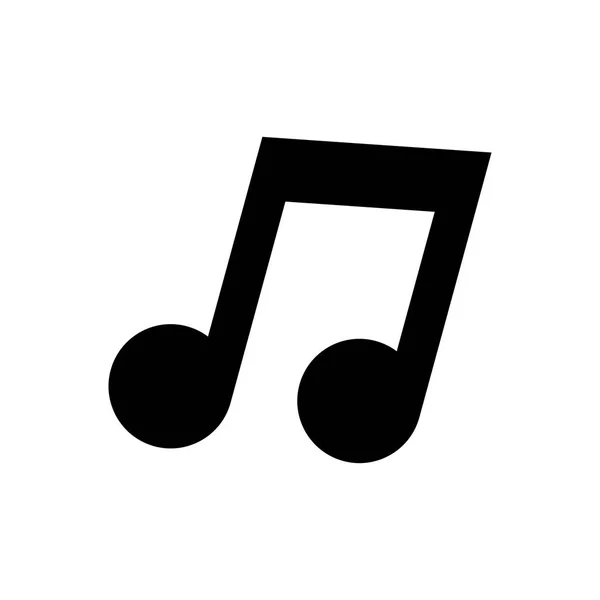 Symbole de note de musique — Image vectorielle