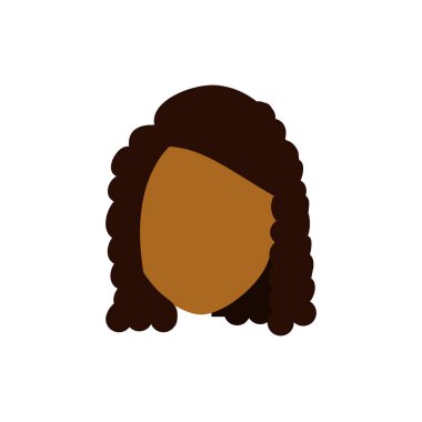 Kadın yüzü olmayan kafa