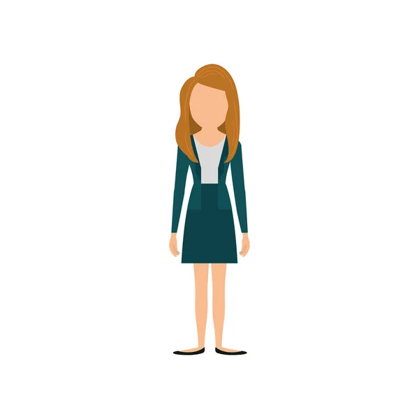 Femme cadre d'entreprise — Image vectorielle