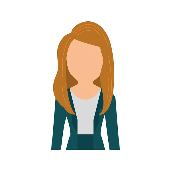 Femme cadre d'entreprise — Image vectorielle