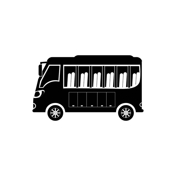 Public bus service — Stock Vector