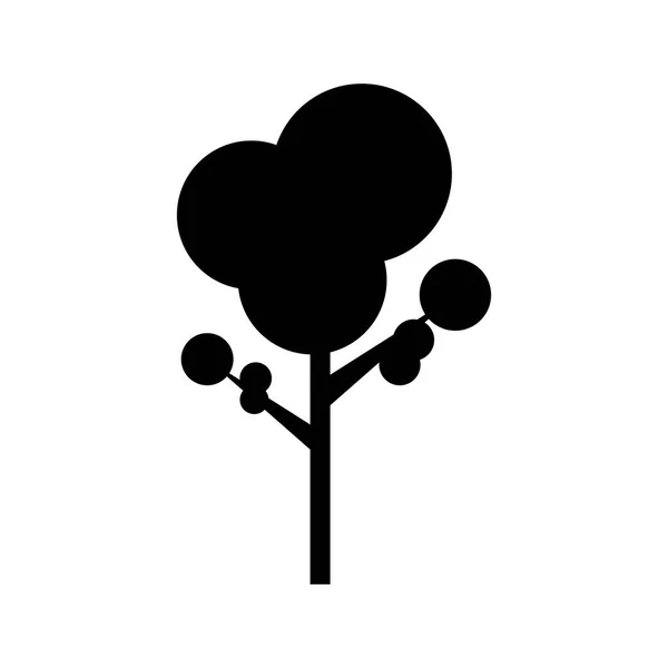 Ecología natural del árbol — Vector de stock