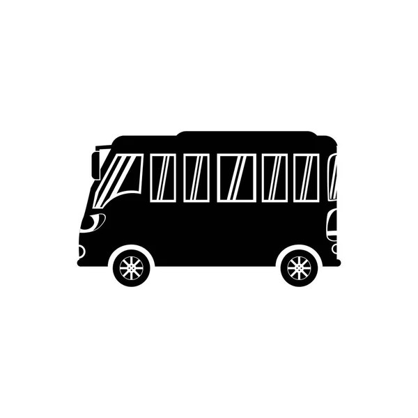 Servicio público de autobuses — Vector de stock