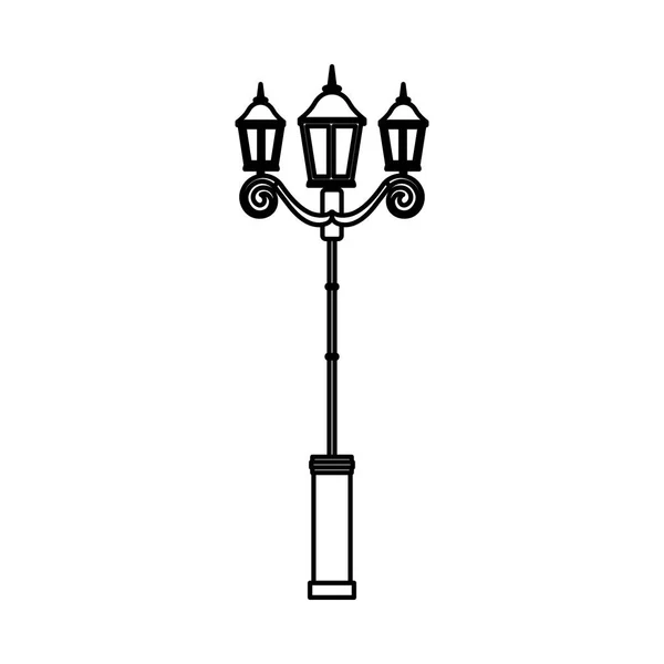Sokak ışık lambası — Stok Vektör