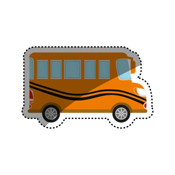 Veículo de autocarro escolar —  Vetores de Stock