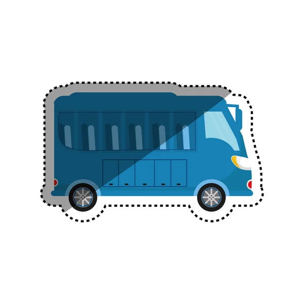 Service public d'autobus — Image vectorielle