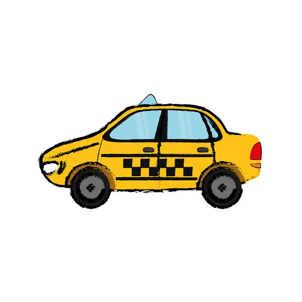 Taksi taksi taşıma — Stok Vektör