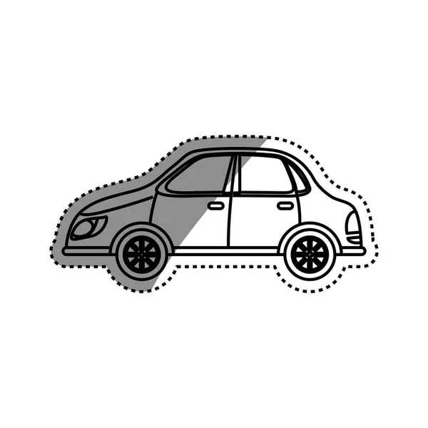 Coche transporte de vehículos — Vector de stock